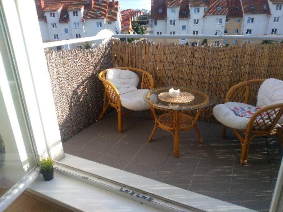 Jasne Czyste I Zadbane Mieszkanie Blisko Lotniska Gdaňsk Exteriér fotografie